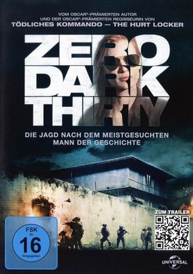 ZERO DARK THIRTY (2012) - DEUTSCHE DVD - KATHRYN BIGELOW - JAGD AUF BIN LADEN