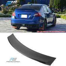 Fits 15-21 Subaru WRX 12-16 Impreza Sedan Duckbill Rear Spoiler ABS Matte Black