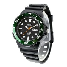 Casio MRW-230H-1E3VDF Men's Quartz Watch Black Resin Band New From Japan