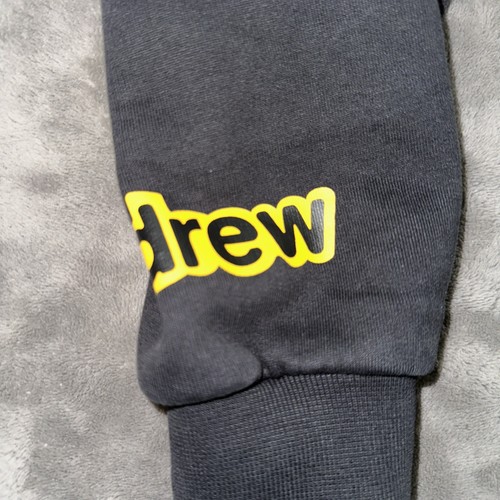 Drew House Felpa Nera con Cappuccio Oversize Smiley Mascotte Grafica Taglia XXS - Foto 8 di 22