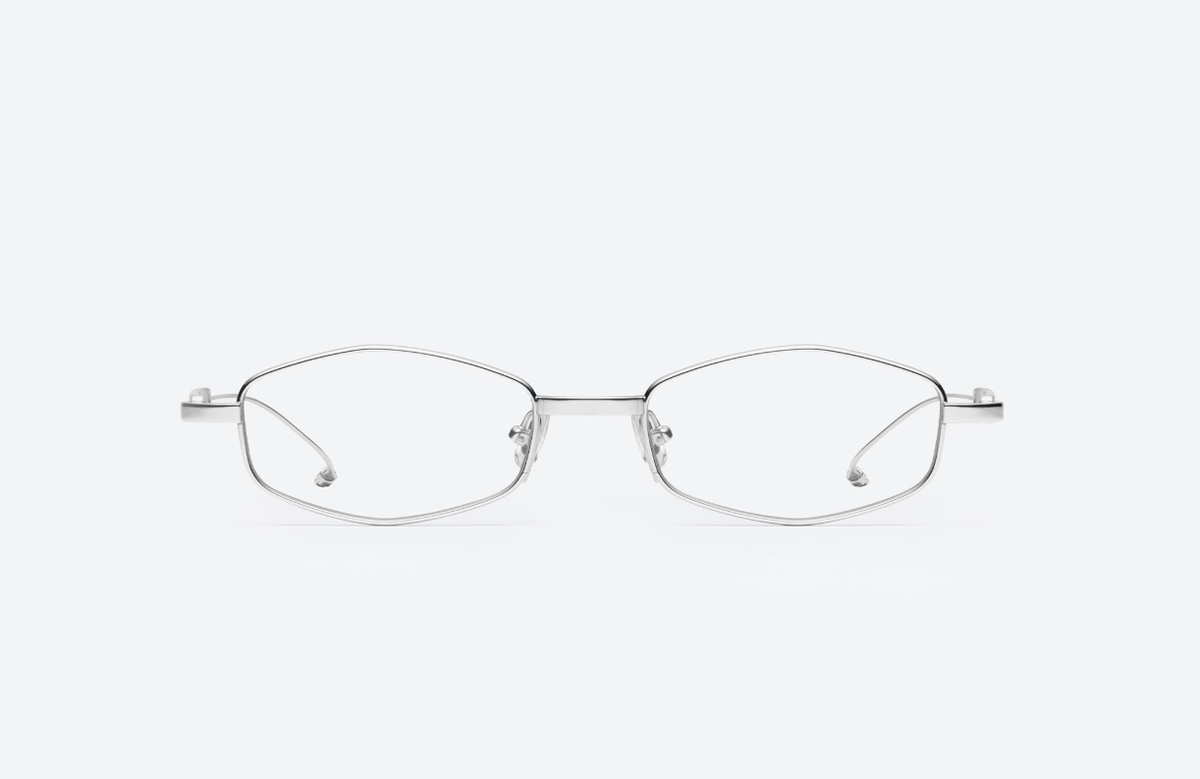 ■■Gentle Monster x Maison Margiela■■MM218 02 正規品♪ Gentle Monster MM218 02 Maison Margiela Oval Glasses Silver
