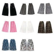 Sequins Leg Warmers Leg Cover Elastic Cuffs Leg Sleeve Raves Party Costume