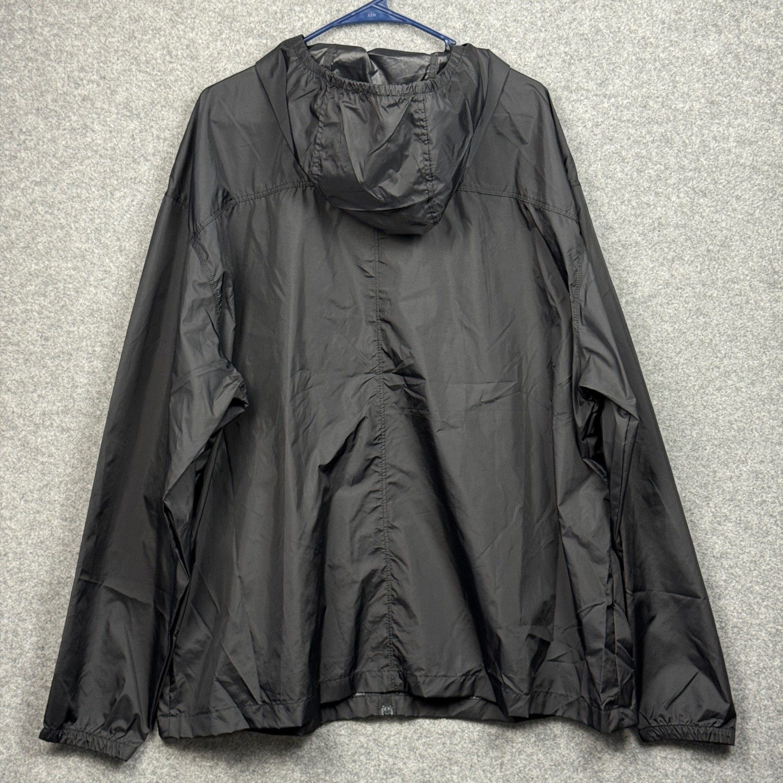 Columbia Flashback Windbreaker Jacket Mens XXL Black Hooded Full Zip Lightweight thumbnail 5