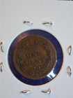 1863 INDIAN HEAD PATRIOTIC CIVIL WAR TOKEN ' NOT ONE CENT '  VF   #MF-4212 — photo 3