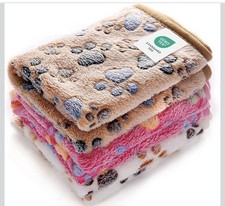 1 Pack 3 Blankets Super Soft Fluffy Premium Fleece Pet Blanket Flannel Throw ...