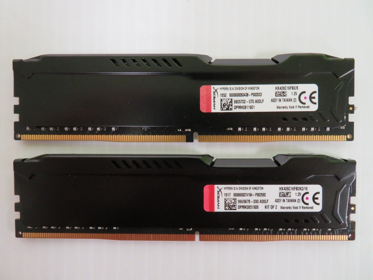 Ddr4 Ram Hyperx Fury 16gb 2666mhz Ddr4 Cl16 KINGSTON (HX426C16FB4 - Main Image