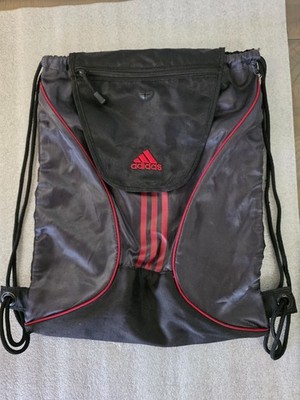 Adidas Alliance 2 Drawstring Sackpack - Black with Red