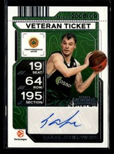 Saras Jasikevicius 2025-26 Contenders EuroLeague Veteran Ticket Auto [wyf17