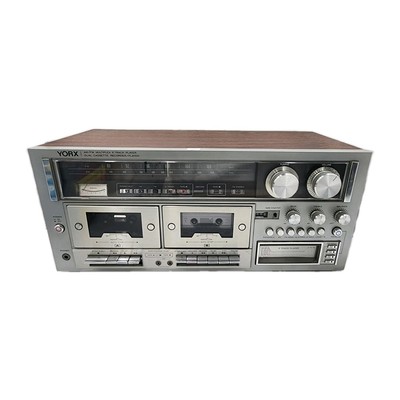 Vintage YORX M2683 AM / FM Multiplex 8 Track Player Dual Cassette