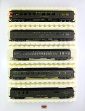 CS678 - RIVAROSSI H0 2716/17/18/32/43 - LOTTO 5 AUTOVETTURE USA AT.T. & S.F.