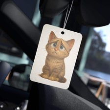 Cute Cat Car Air Freshener - Adorable Pet Decor, Gift for Animal Lovers, Home Fr