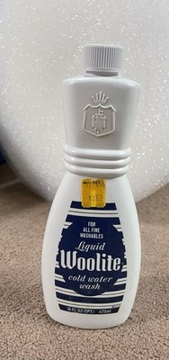 Vintage 70's Woolite Cold Water Liquid Wash with KMart store price label 16 oz