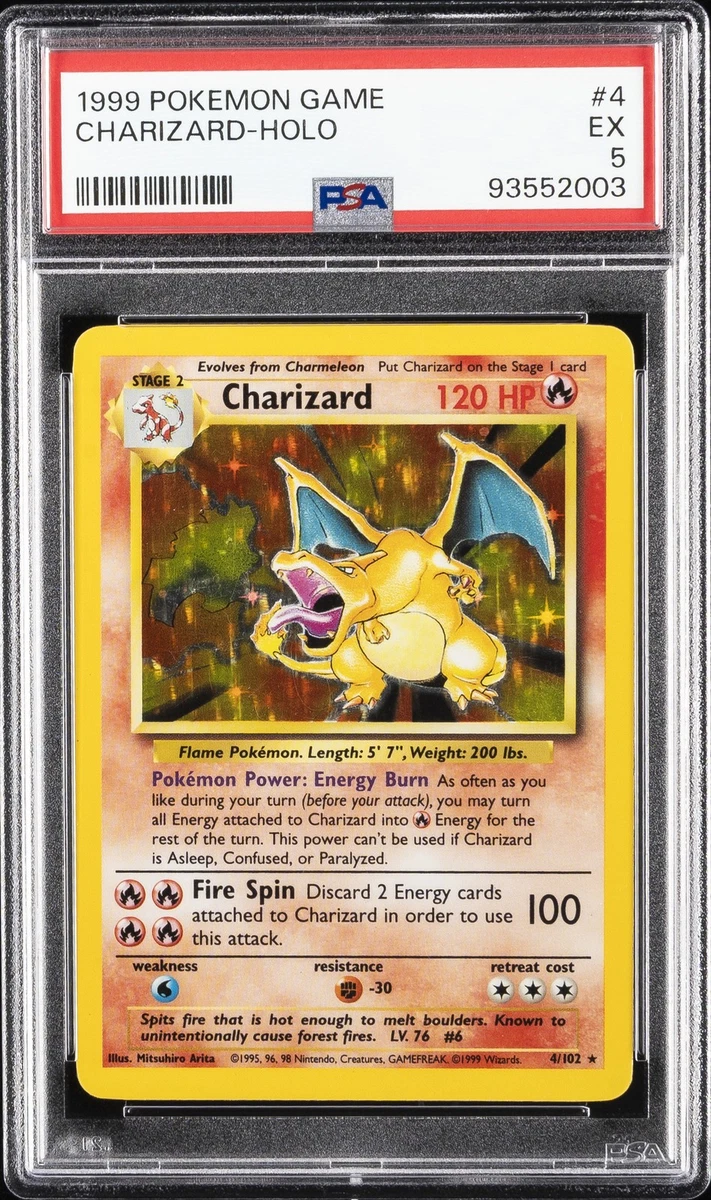 Charizard Pokmon TCG Holo Rare Base Set Individual Collectible Card Game  Cards for sale | eBay