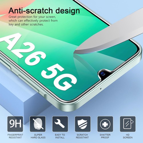 Coque Pour Samsung Galaxy A26 5G Silicone Noir + Verre Trempe Little Boutik© - Imagen 4 de 4