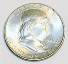 1948 Franklin Silver Half Dollar ~ 90% ~ High Grade!