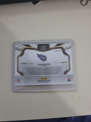 2025 Panini Select CHIMERE DIKE Field Level Rookie SILVER Prizm