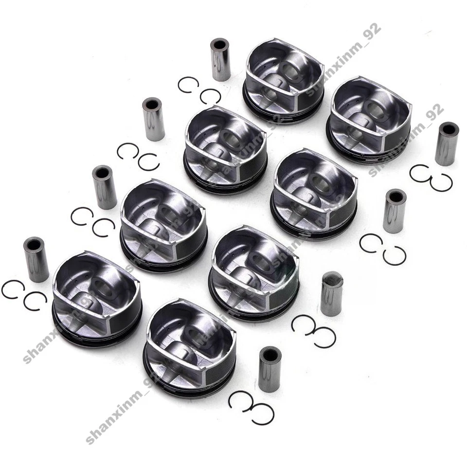 Juego de 8 pistones y anillos Φ89,9 mm para Mercedes-Benz W202 W210 S210 M113 4,3 L Foto 4 de 4