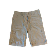 Red Face Men's Olive Green Cargo Shorts 100 Cotton 6 Pockets Size 40 38