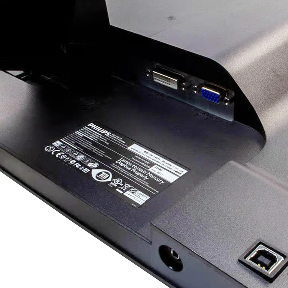 Philips 225b2cb/00 Monitor 22 " LCD TFT LED DVI VGA Vesa + Hub USB Screen PC - Image 4 of 4