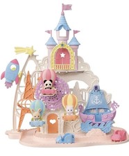 Calico Critters Baby Amusement Park Dollhouse Playset With 3 Collectible Doll