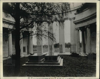 1931 Press Photo Interior of beautiful Harding Memorial Tomb, Marion, Ohio