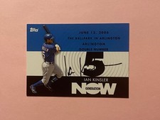 Ian Kinsler 2007 Topps Generation Now IP Auto Autograph 