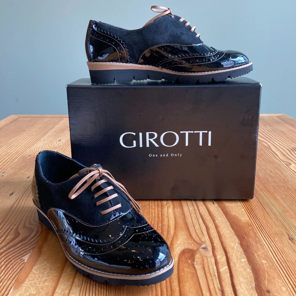 Patent Leather Lace Up Formal Flats for Women for sale | eBay