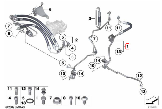 Rolls-Royce Dawn 2009-2023 Fuel lines Set