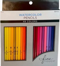 48-Color Watercolor Pencil Set, High-Pigment Professional/Artist Quality      