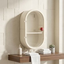 Waterproof Mounted Towel Box with Clear Window for Home Office