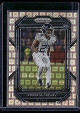 2022 Panini Prizm Roger Mccreary Pandora Prizm RC 358/400 #382 Tennessee Titans