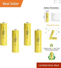 Sustainable 4 Pack 300mAh AA Rechargeable Batteries - Perfect for Energy Savings 2.50 per gallon