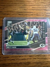2022 Panini Donruss Elite - Field Vision Green #FV7 Brett Favre Green Bay