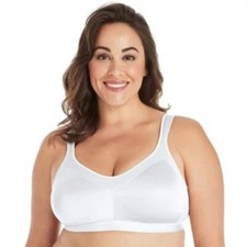 Playtex 18 Hour Active Lifestyle Low Impact Wireless Bra 4159 White 38B NIP