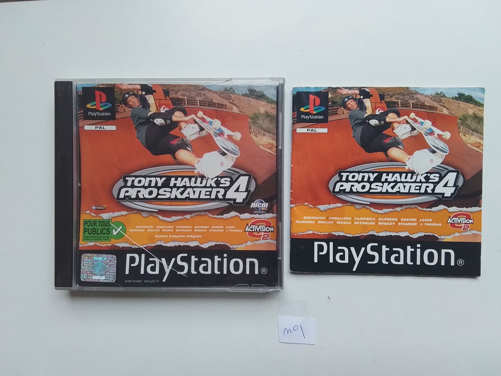 Tony Hawk’s Pro Skater 4 Complet sur Playstation PS1 et PS2 !!!