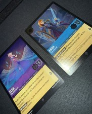 Lorcana Elsa The Fifth Spirit & Anna True-Hearted - Super Rare - 2 Card Bundle