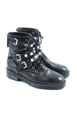 ZARA BASIC Stivaletto con zip Donna Scarpina di lana Taglia IT 37 nero