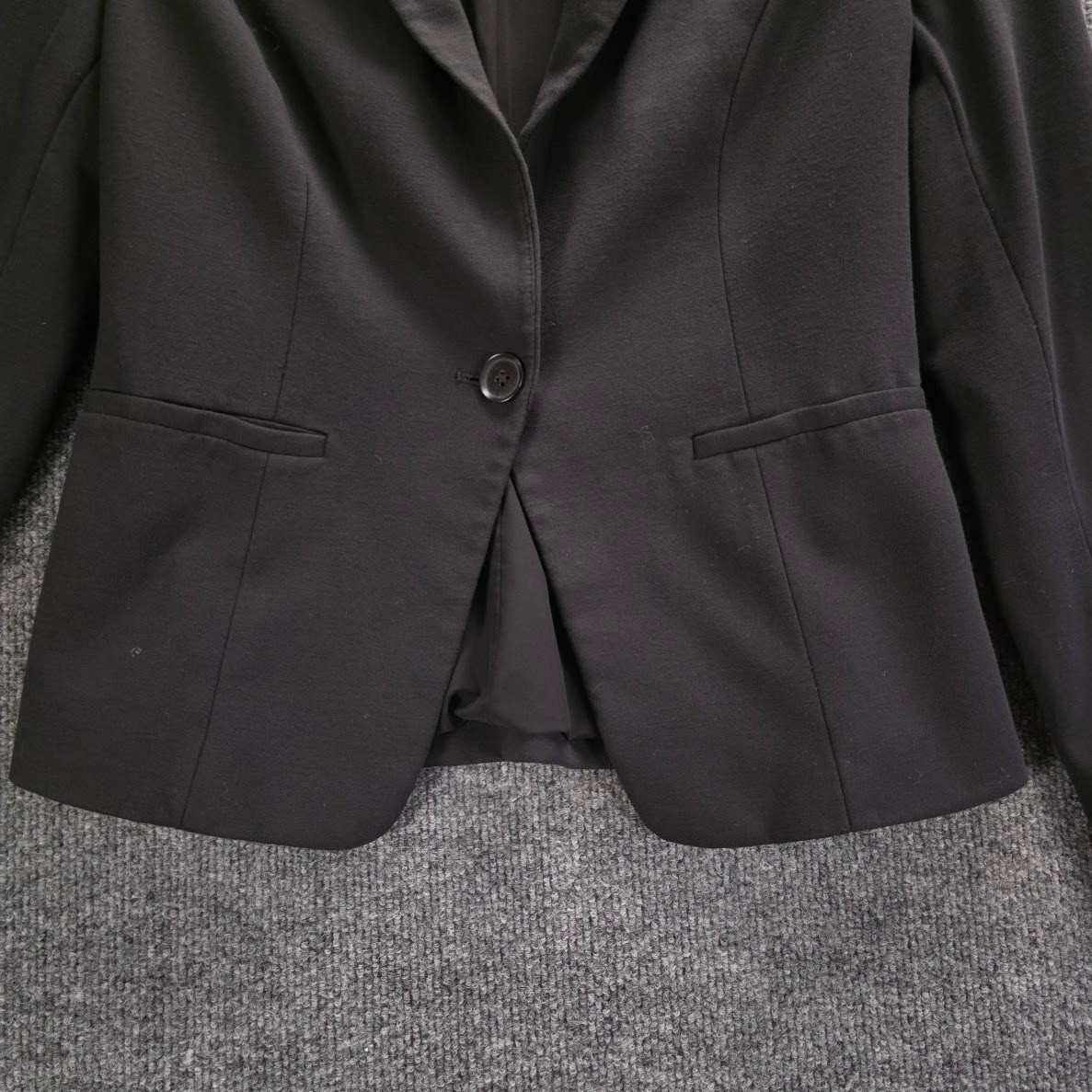 Express Black One Button Stretch Blazer Jacket Wo… - image 4