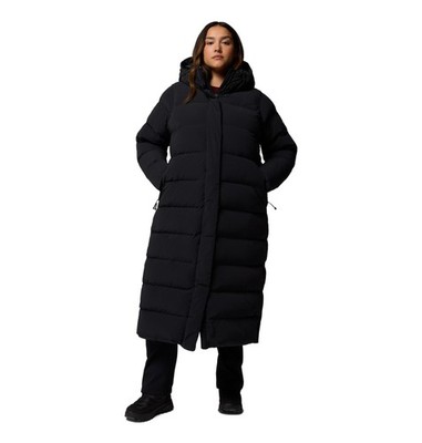 Columbia Women's Amaze Puff Long Hooded Down Jacket, 650 Fill Power, Omni-Shield