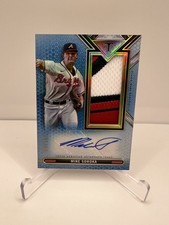 Mike Soroka 2021 Topps Triple Threads Autograph Single Jumbo Relic 8/10
