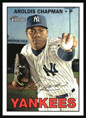 2016 Topps Heritage #718 Aroldis Chapman
