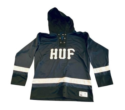 HUF Skateboarding Long Sleeve Hockey Hooded Jersey