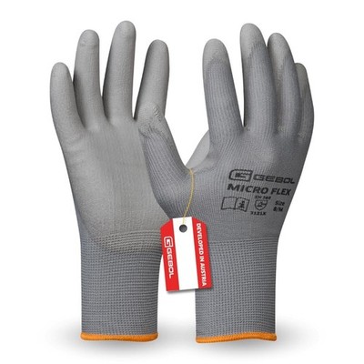 Sensibilisierungsarbeitshandschuhe L Größe XL Gr 10 L Grau L Micro Flex L...