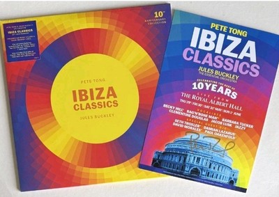 PETE TONG * IBIZA CLASSICS - LIMITED 10TH ANNIVERSARY NEON VINYL w/ SIGNED PRINT