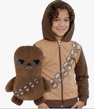 Boys Kids Star Wars Chewbacca Disney Cubcoats Zip Up Sweatshirt Hoodie 4-5
