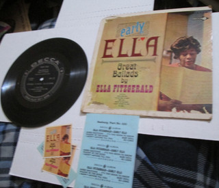 ELLA FITZGERALD mini LP JUKEBOX EP EARLY ELLA 7" Decca stereo 33 Stickers Strips