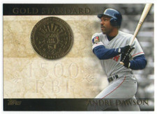 Andre Dawson 2012 Topps Gold Standard #GS19  Boston Red Sox  Hall of Fame  #4