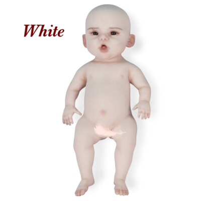 Anzi 18.5'' Reborn Baby Dolls Full Silicone Baby Doll Gifts with Drink-Wet System