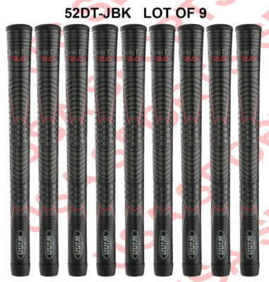 Winn DRI-TAC 2.0 STANDARD Jet Black Golf Grip - 52DT-JBK