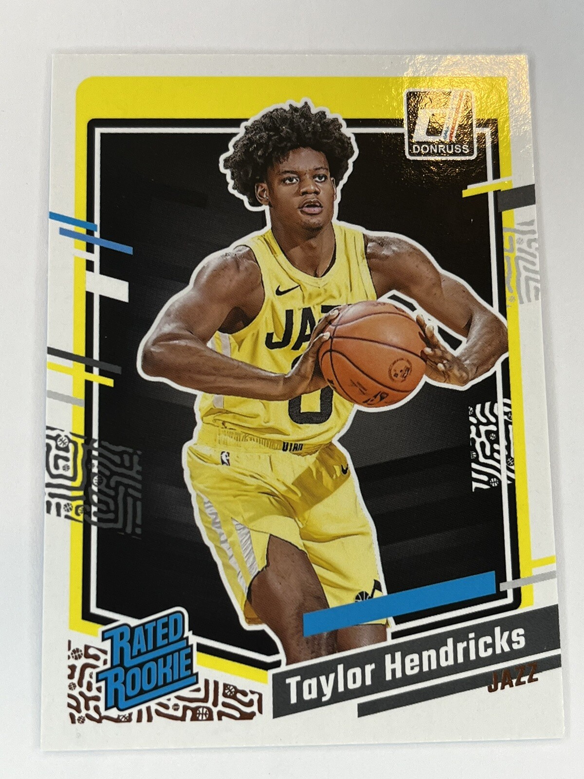 Taylor Hendricks 2023-24 Donruss Rated Rookie #208 Base Set Utah Jazz